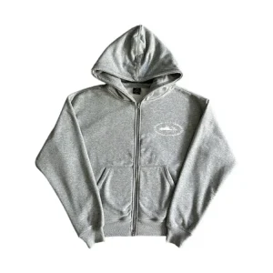 Grey zipper sweatshirt