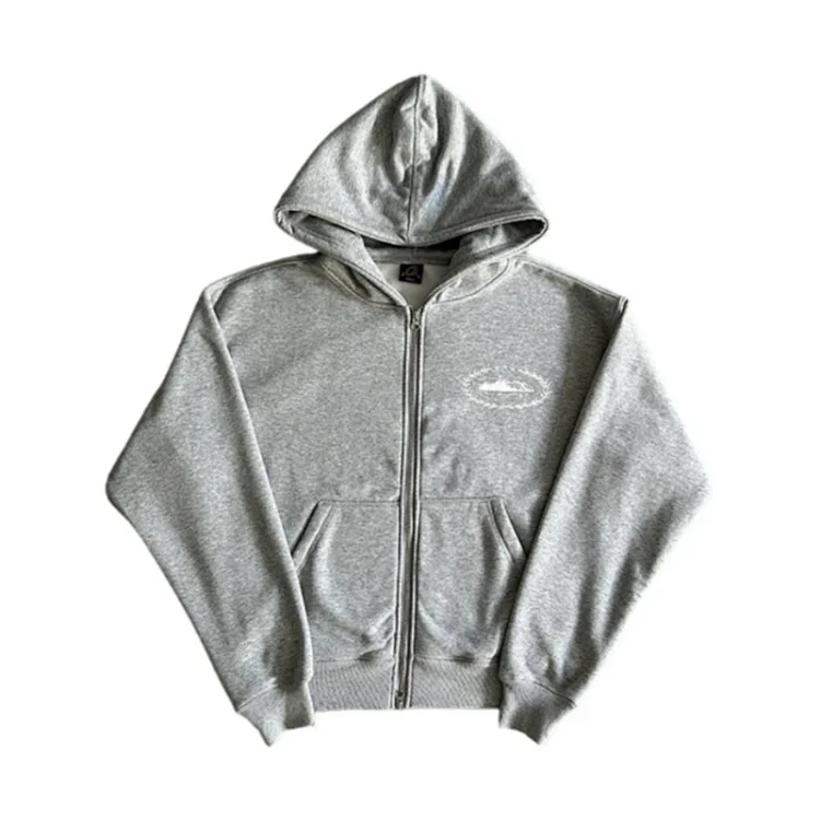 Grey zipper sweatshirt