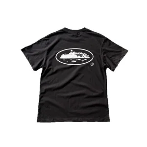 Black short-sleeved shirt