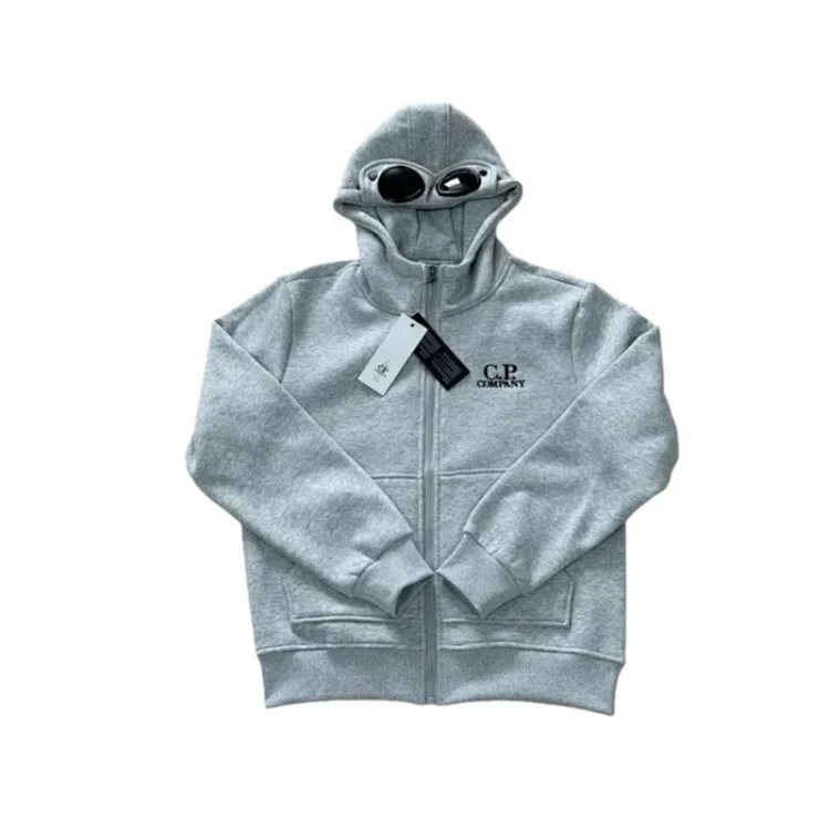 Embroidered letter and fleece hoodie