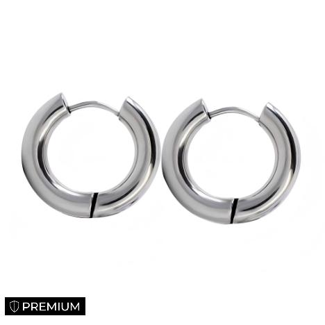 2 options Thick hoop earrings