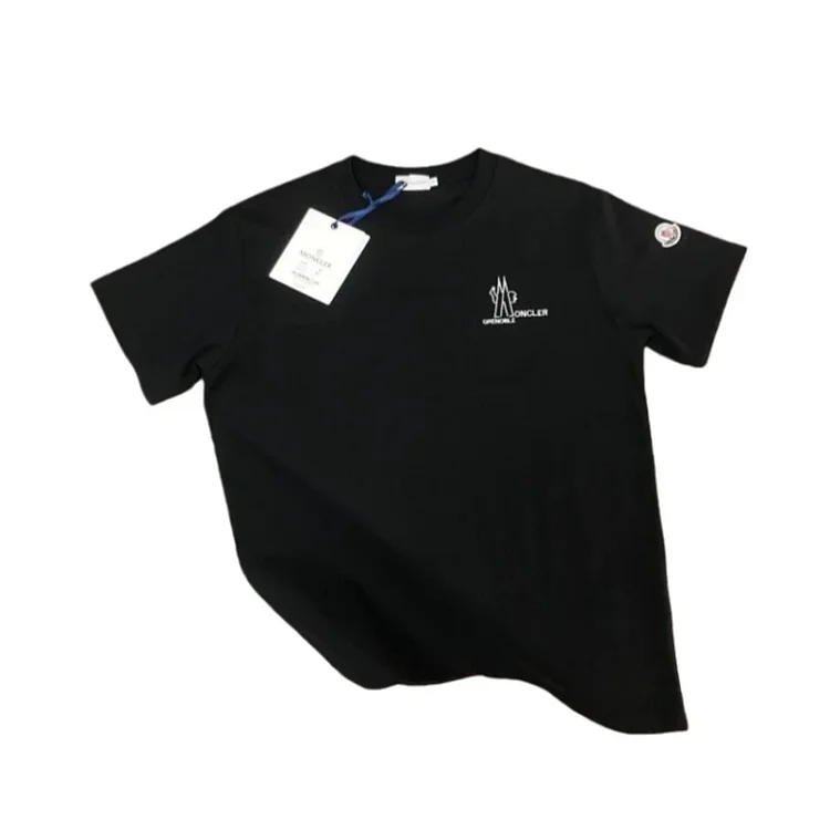 Black round-neck short-sleeved shirt  1963