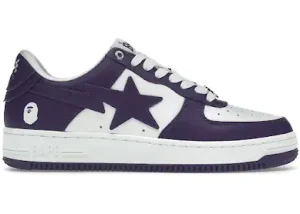 A Bathing Ape Bape Sta White Purple