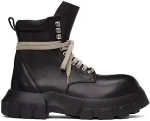 Rick Owens Army Bozo Tractor Boots