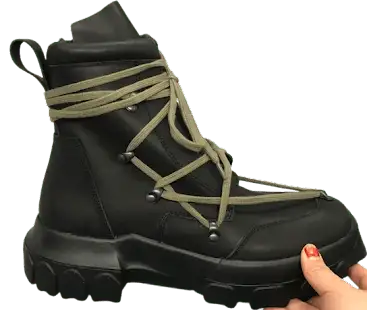 Rick Owens Dirt SS18 Tractor Hiking Boots