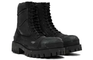 Balenciaga Combat Canvas Strike Boots