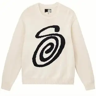 Stussy Swirl Knit Sweater