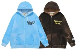 Gallery Dept Zip Up Hoodies