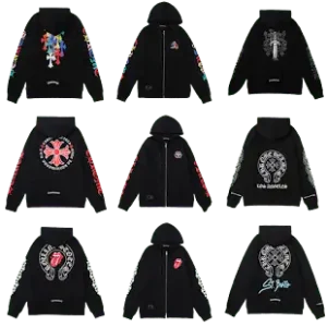 Bunch of Chrome Hearts Hoodies #1 (34 Variants)