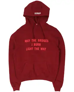 Vetements Bridges I Burn Hoodie