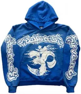 Hellstar Studios Blue Records Hoodie