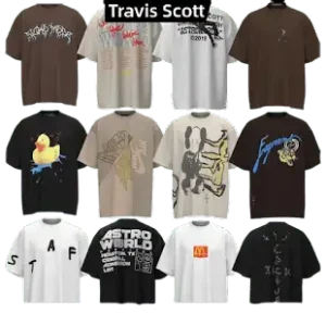 Bunch of Travis Scott Tees #1 (26 Variants)