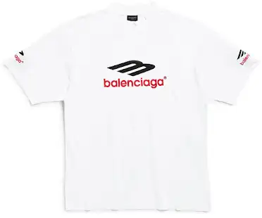 Balenciaga 3B Sports Icon Tee White