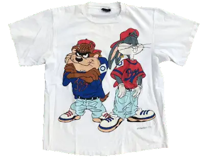 Vintage Bugs Bunny and Taz Tee