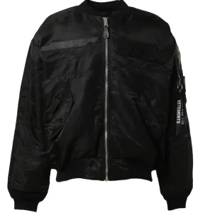 Vetements Blackout Motorcycle Bomber Jacket