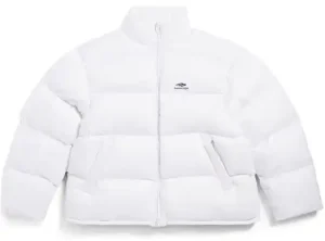 Balenciaga 3B Sports Icon Ski Puffer White