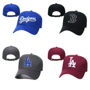 Adjustable MLB Baseball Hats (38 Variants)