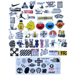 Various Hypebeast Stickers