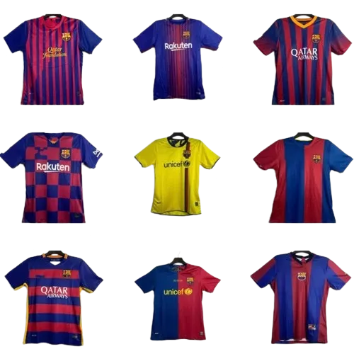 Barcelona Retro Football Jerseys 1992-2020 (31 Variants)