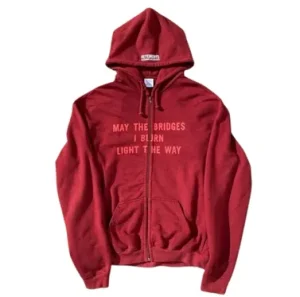 Vetements Bridges I Burn Zip-Up Hoodie