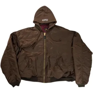 Vetements SS17 Reversible Bomber Jacket Brown