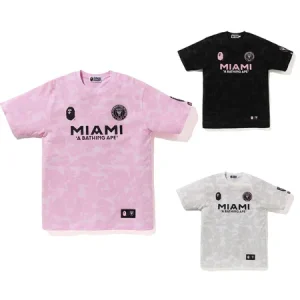BAPE x Inter Miami CF Camo Tees (3 Variants)