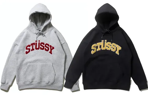 Stussy Chenille Applique Logo Hoodie