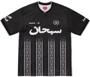 Supreme Arabic Logo Football Jersey Black