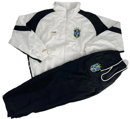 Corteiz Shuku Brazil Track Jacket + Pants White