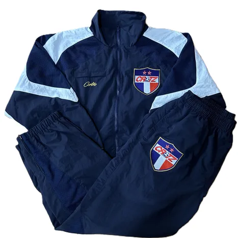 Corteiz Shuku France Track Jacket + Pants Blue