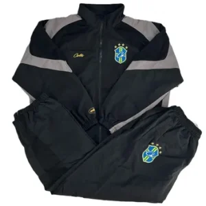 Corteiz Shuku Brazil Track Jacket + Pants Black