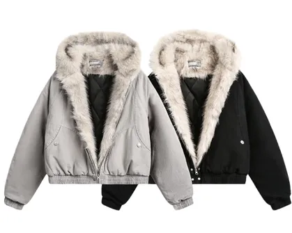 Flee GFN Hooded Faux Fur Jackets (2 Variants)