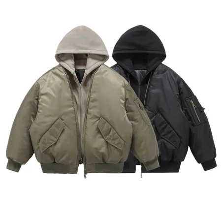 Flee GFN All In Hooded Bomber Jackets (2 Variants)