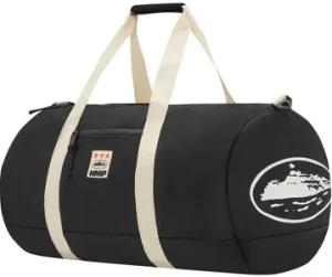 Corteiz Alcatraz HMP Duffle Bag Black