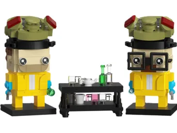 Lego Breaking Bad Brick Headz