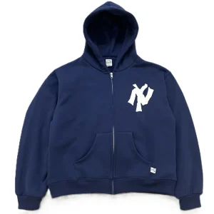Akimbo NY Blue Zip-Up Hoodie