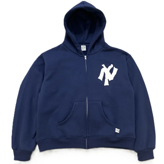 Akimbo NY Blue Zip-Up Hoodie