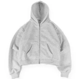 Mobius 380GSM Zip-Up Hoodie Grey