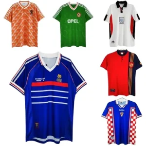 Bunch of Retro National Team Football Jerseys (45 Variants)