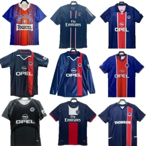 Bunch of Retro Paris Saint-Germain Football Jerseys (13 Variants