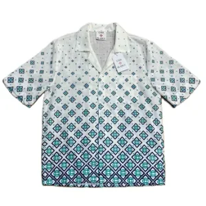 Casablanca Gradient Short Sleeve Button Up Shirt