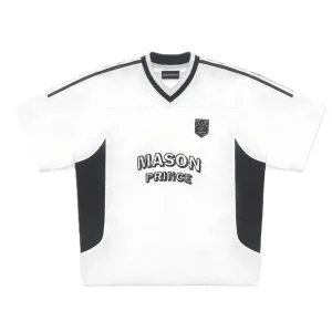 MASONPRINCE White Football Jersey