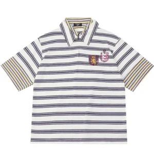PEOPLESENSE Striped Crown Badge Polo