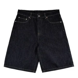 Mobius Basic Denim Shorts Dark Blue