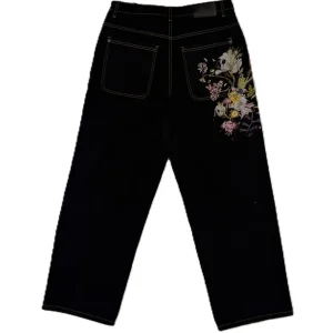 Derschutze Flower Jeans