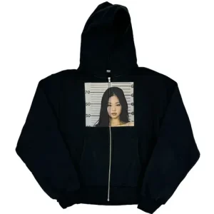 Blackpink Jennie Kim Zip-Up Hoodie