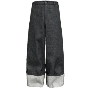 JCAESAR Baggy Cuffed Raw Denim Jeans