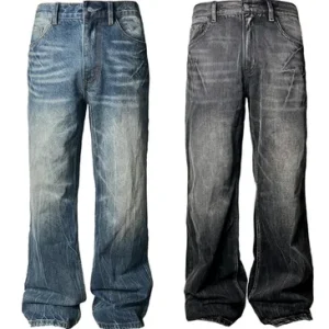 JCAESAR Whisker Bootcut Jeans (2 Variants)