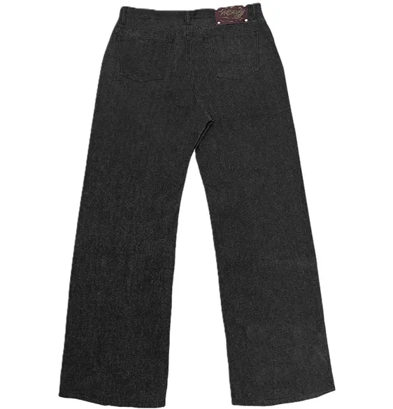 WANNA LAB 13oz Raw Denim Baggy Jeans