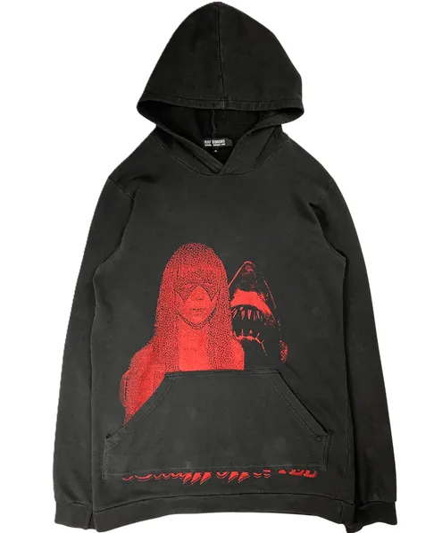 RAF Simons Red Penelope Hoodie